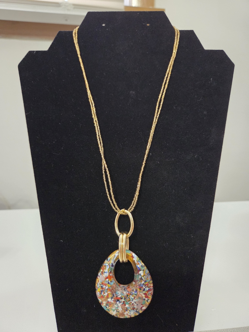 Murano Glass Pendant Necklace - Women Jewelry